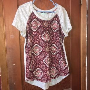 Maurice’s tribal print top